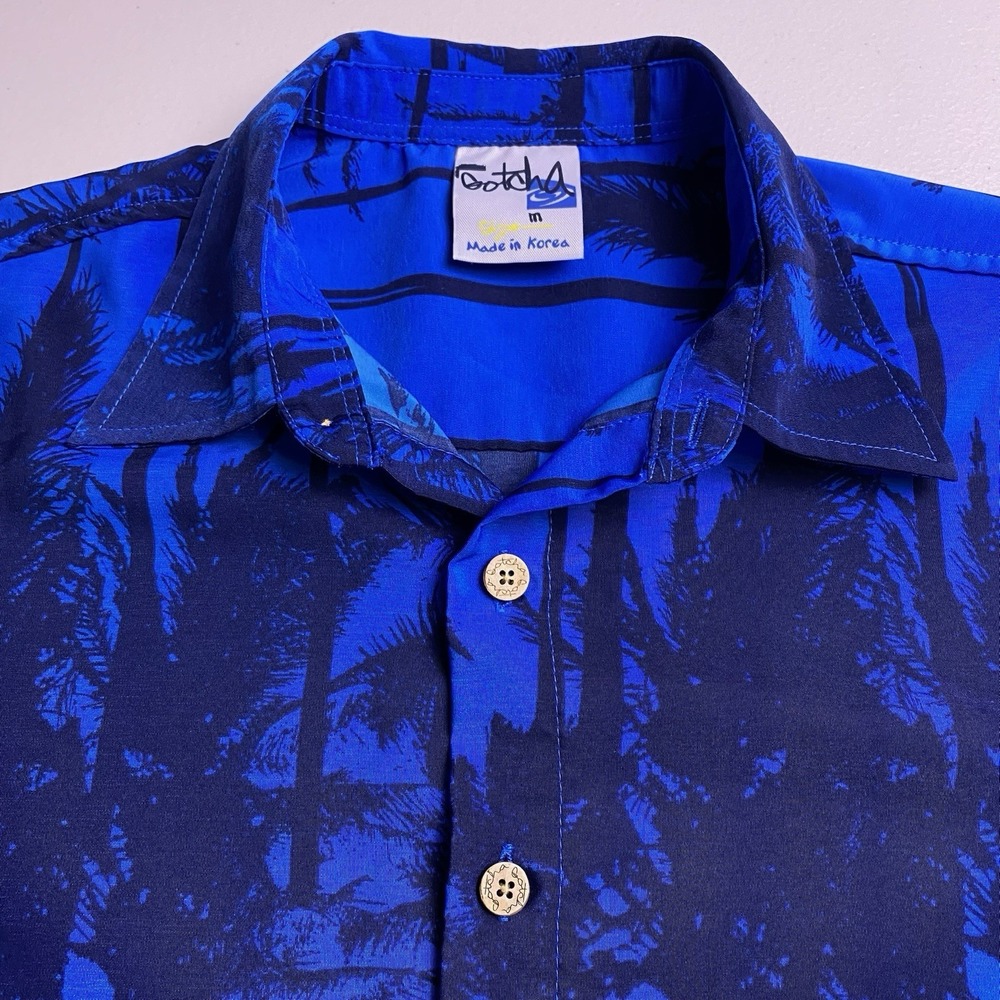Gotcha Shirt M Mens S/S Button Up Surf Skate Bowling 90s Y2K Retro VGUC